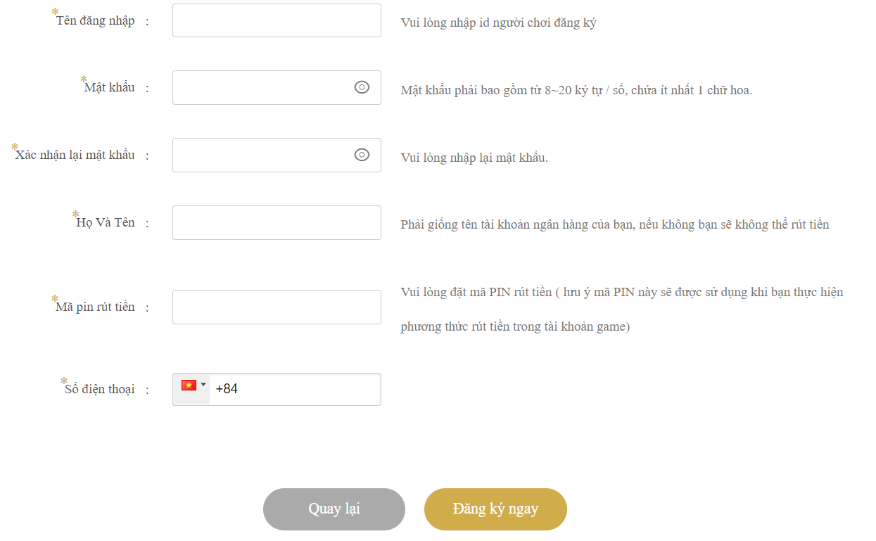 Hướng dẫn cách chơi game nổ hũ Long Long Long SV66 9 Đăng ký tài khoản game nổ hũ Long Long Long tại SV66