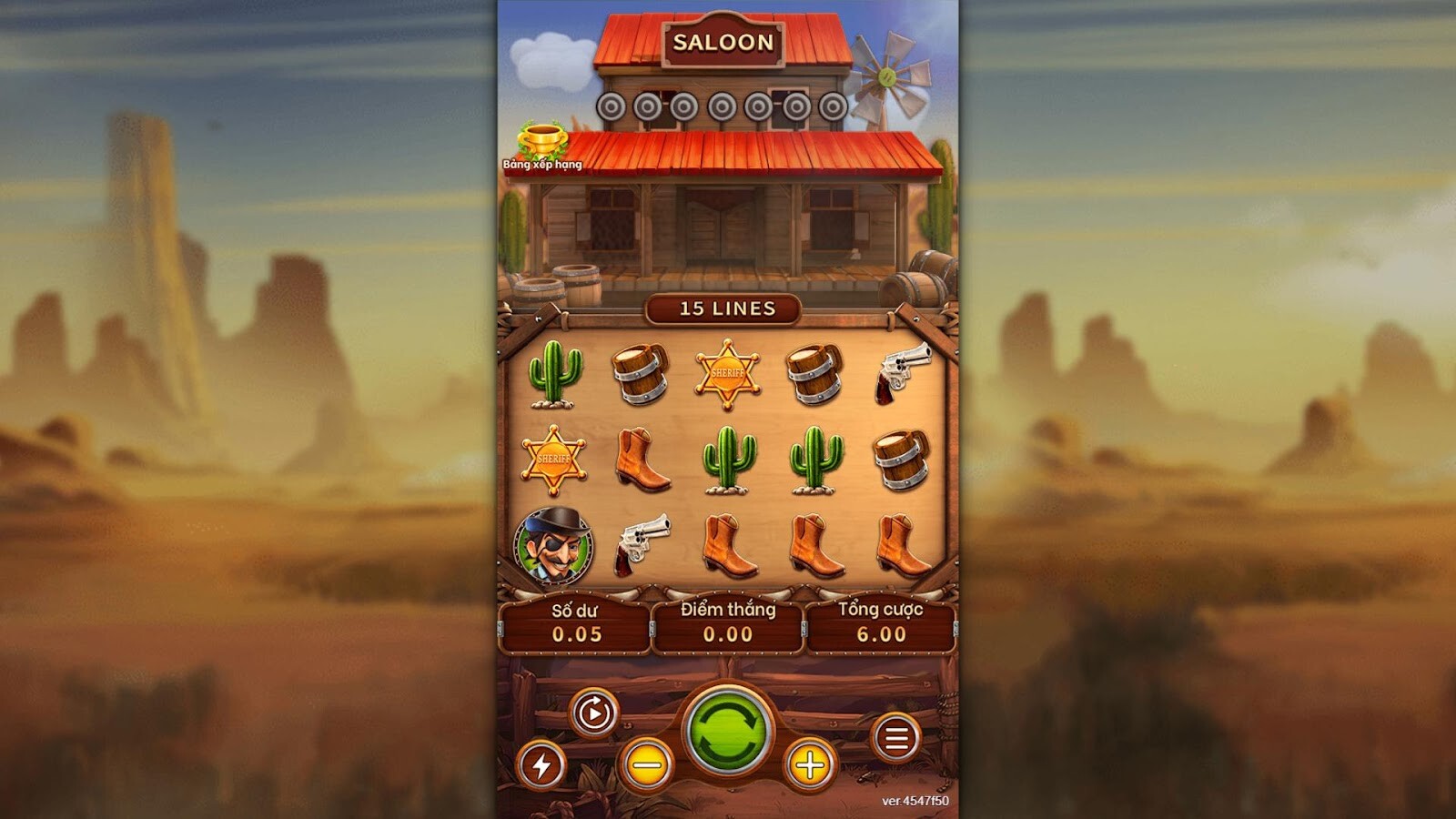 Tây Bộ Phong Vân SV66 - Game cược nổ hũ với xác suất nổ cao 7 Game Tây Bộ Phong Vân SV66 được thiết kế với 15 hàng trả thưởng