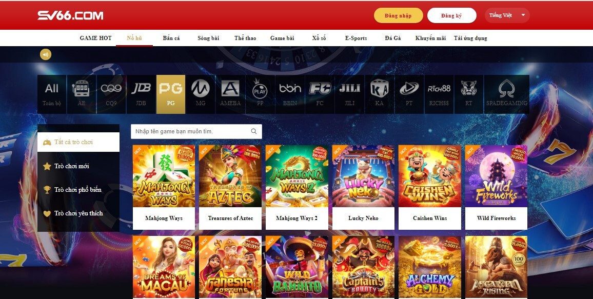 Dream of Macau SV66 – Game nổ hũ đẳng cấp thời thượng 6 Giới thiệu sơ lược về PG Gaming