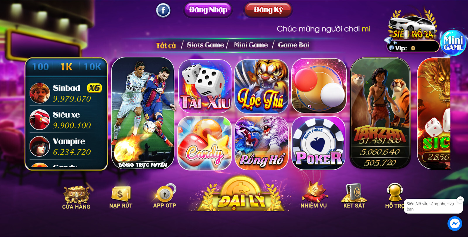 SieuNo.Net | SieuNo99 Vin - Cổng game không thể bỏ qua 7 Những trò chơi hấp dẫn hiện có tại Sieuno.net