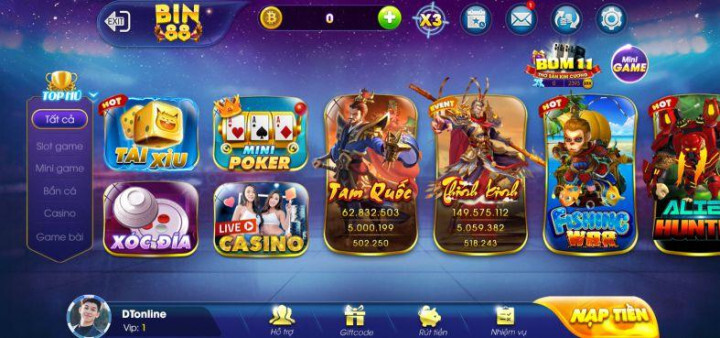 Bin88 Vin - Khám phá những điều thú vị về cổng game online 6 Tiền thân của cổng game Bin88 đó là game bài đổi thưởng B99.one