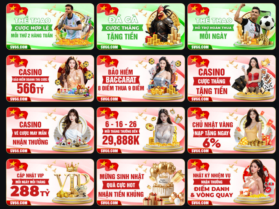 Thực hư chuyện SV66 lừa đảo có lừa đảo hay không? 9 Chương trình khuyến mãi SV66